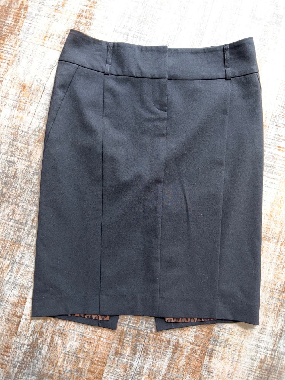 3/$30 Express Black High Rise Slit Classy Elegant Pencil Skirt Size 0